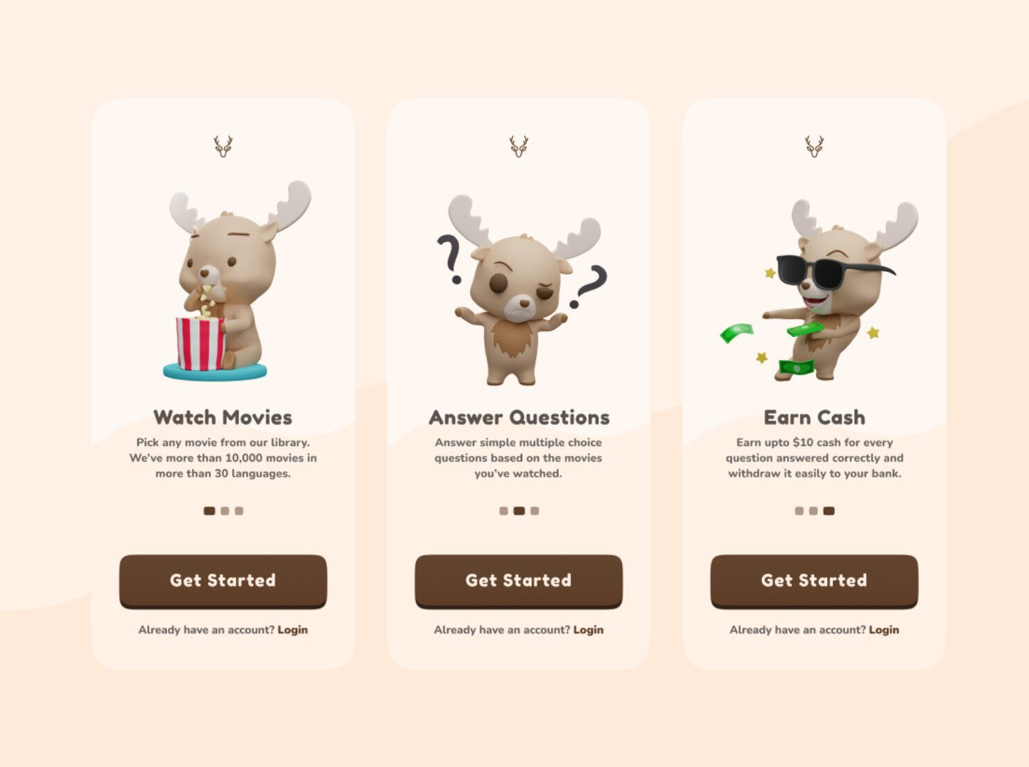 UI for ANIMALZ library - 3D animals set